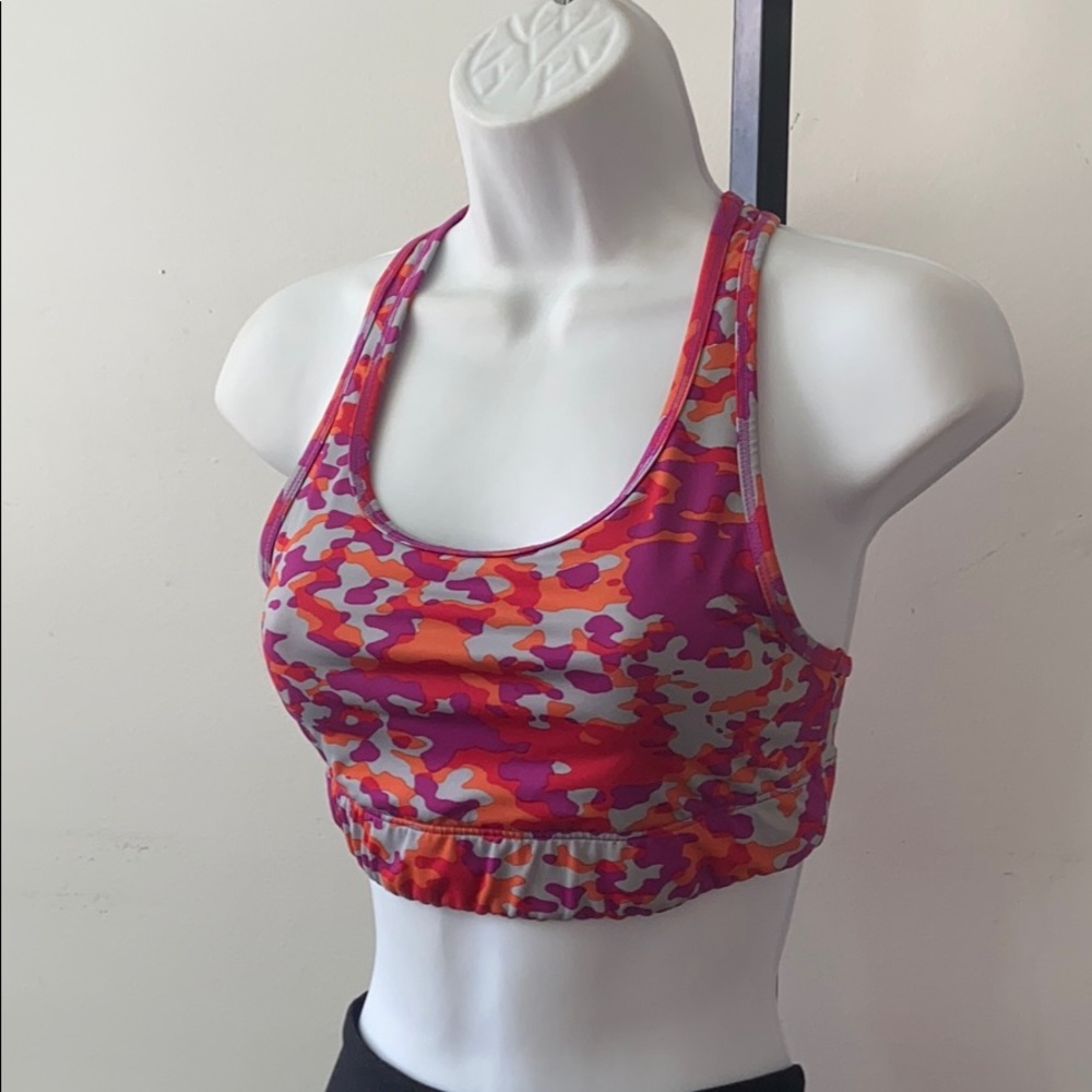 Champion RedCamo Print  Racerback Sports Bra